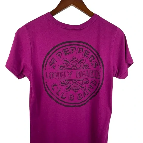 Junk Food | Purple Beatles Sgt Peppers Band Tee Shirt New - Picture 5 of 9
